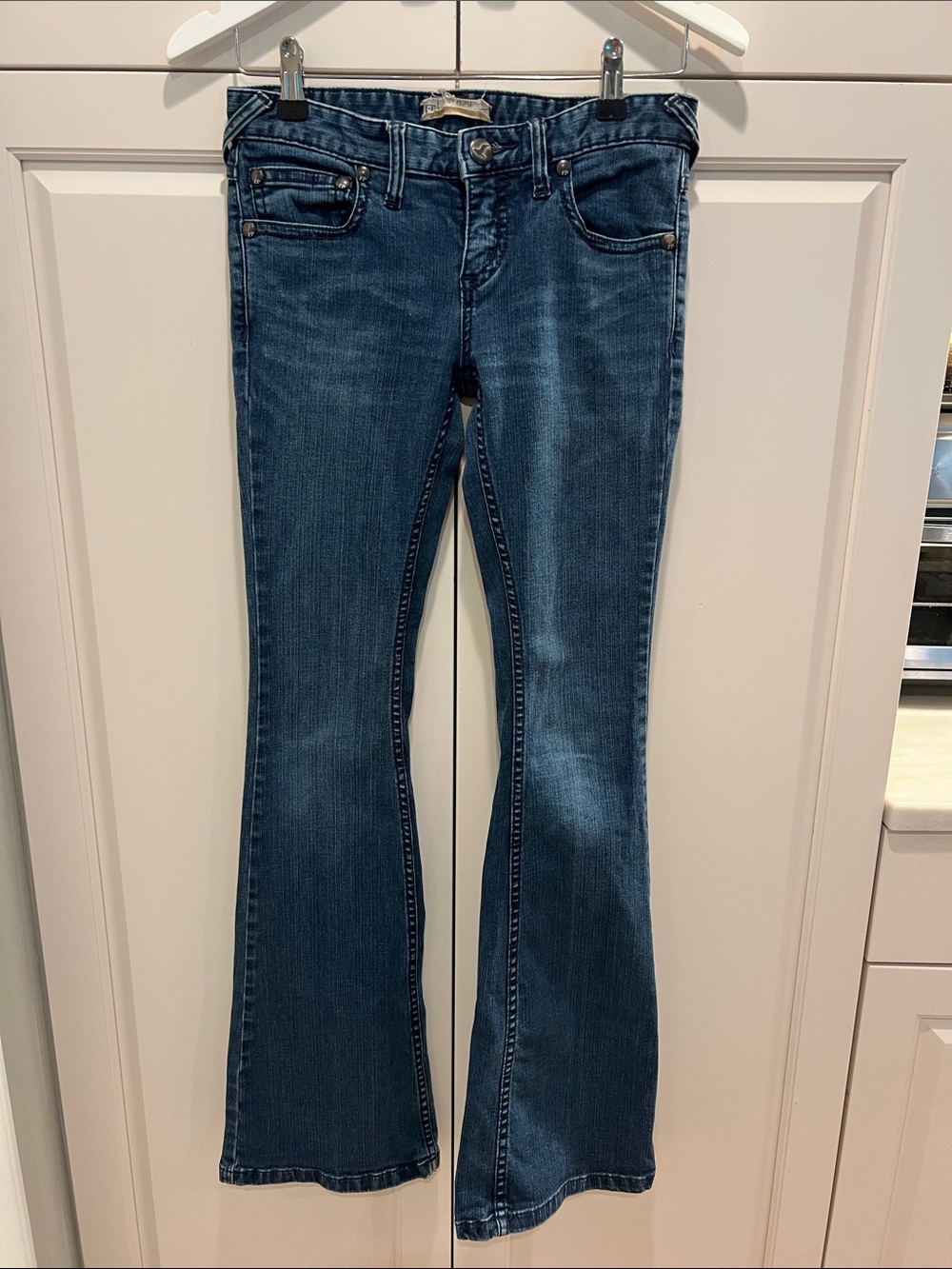 Free People Dark Blue Flare Jeans